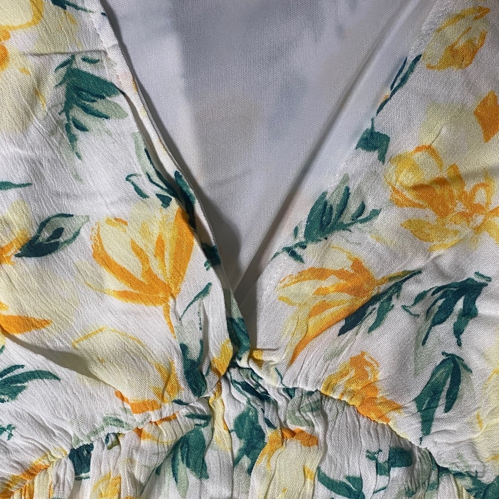 Ces Femme Floral Maxi Dress in Yellow and Green - Picture 7 of 7